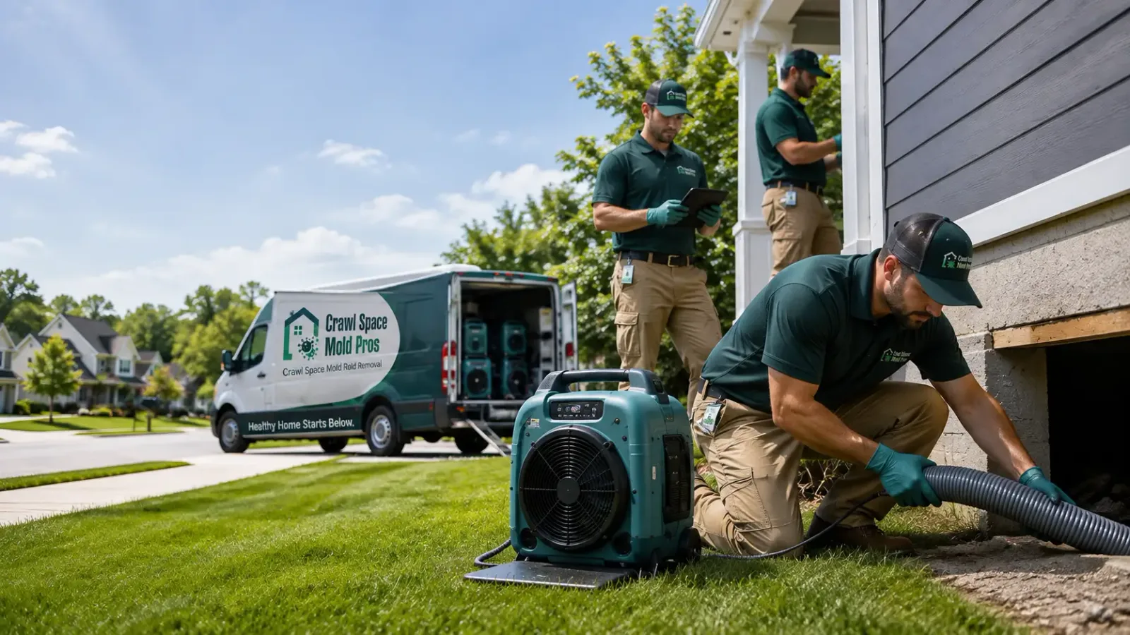 Crawl Space Mold Removal in Utica, PA